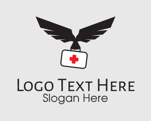 Treatment - Eagle Medicine Kit logo design