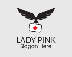 First Aid - Eagle Medicine Kit logo design