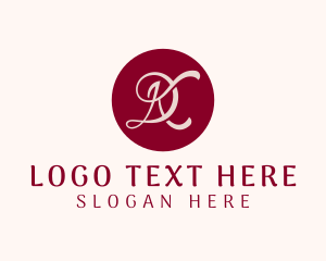 Monogram - Boutique Fashion Circle logo design