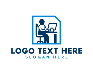 Office - Employee Office Worker logo design