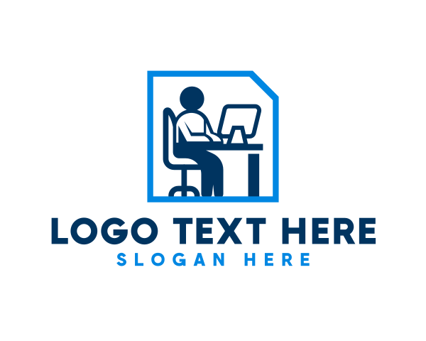 Office - Employee Office Worker logo design