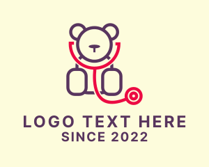 Pediatrician - Bear Pediatrician Mascot logo design