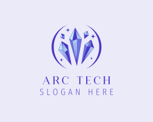 Arc - Fancy Crystal Gem logo design