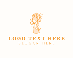 Floral Garden Gloves Logo