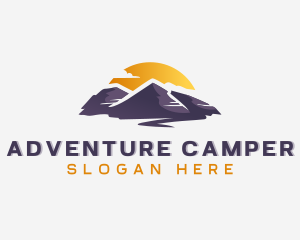 Peak Mountain Adventure logo design