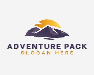 Peak Mountain Adventure logo design
