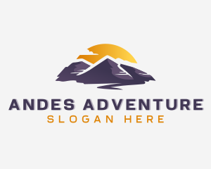 Peak Mountain Adventure logo design