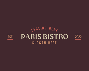 Premium Bistro Restaurant logo design