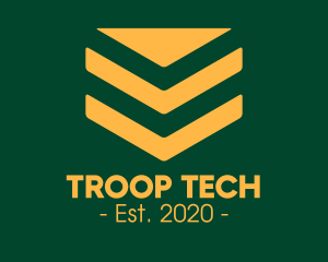 Troop - Army Military Corporal logo design