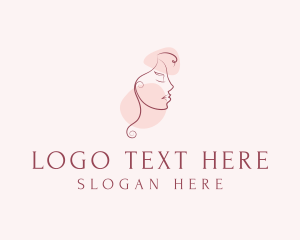Dermatology - Beauty Skincare Woman logo design