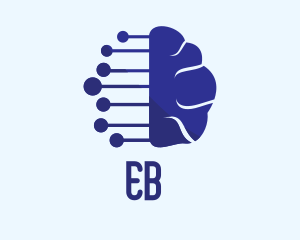 Blue - DNA Brain Neurology logo design