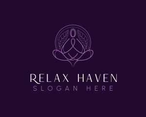 Relaxing Zen Yoga logo design