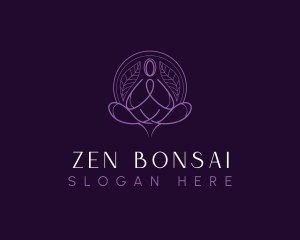 Relaxing Zen Yoga logo design