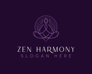 Relaxing Zen Yoga logo design