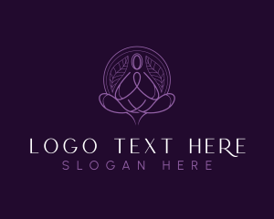 Therapeutic - Relaxing Zen Yoga logo design
