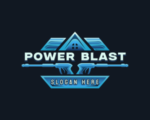 Power Washing Cleaner logo design