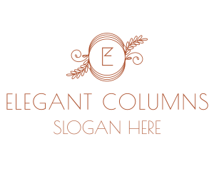 Elegant Leaves Boutique logo design