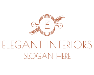 Elegant Leaves Boutique logo design