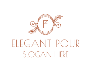 Elegant Leaves Boutique logo design