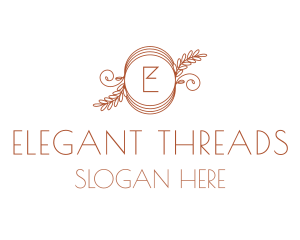 Elegant Leaves Boutique logo design