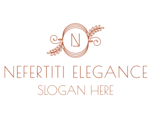 Elegant Leaves Boutique logo design