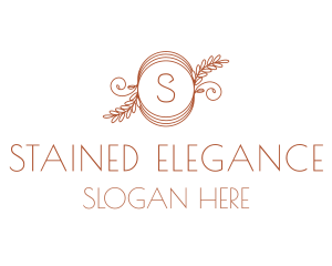 Elegant Leaves Boutique logo design