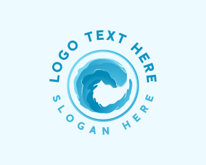 Lagoon - Water Wave Splash logo design