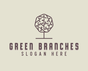 Branches - Environmental Eco Tree logo design