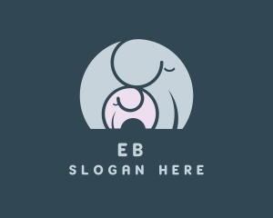 Mother - Elephant Youngster Daycare logo design