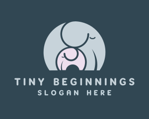 Neonatal - Elephant Youngster Daycare logo design