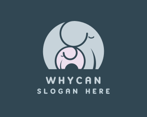 Doula - Elephant Youngster Daycare logo design