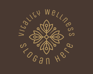 Wellness Flower Spa  logo design