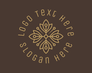 Yogi - Wellness Flower Spa logo design