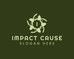Cause - Hand Heart Charity Foundation logo design