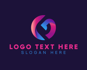 Tech - Creative Technology Ribbons Letter G logo design