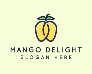 Mango - Twin Mango Fruit Pride logo design