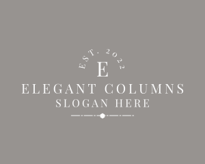 Luxury Elegant Classic logo design