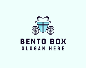 Gift Box Carriage  logo design