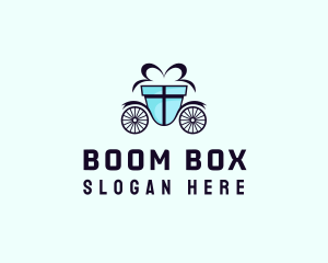 Gift Box Carriage  logo design