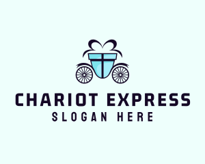 Gift Box Carriage  logo design