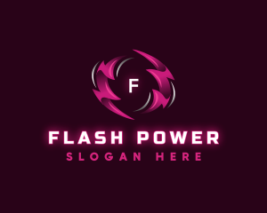 Electric Lightning Charge logo design