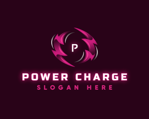 Electric Lightning Charge logo design