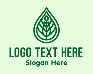 Green Plant Oil Extract Logo