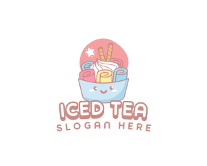 Ice Cream Dessert logo design