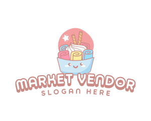 Vendor - Ice Cream Dessert logo design