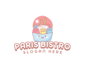 Ice Cream Dessert logo design