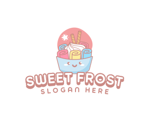 Ice Cream Dessert logo design