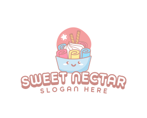 Ice Cream Dessert logo design