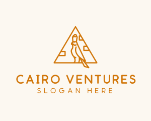 Cairo - Orange Egypt Falcon logo design