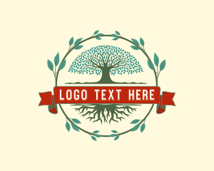 Forest - Natural Tree Garden logo design